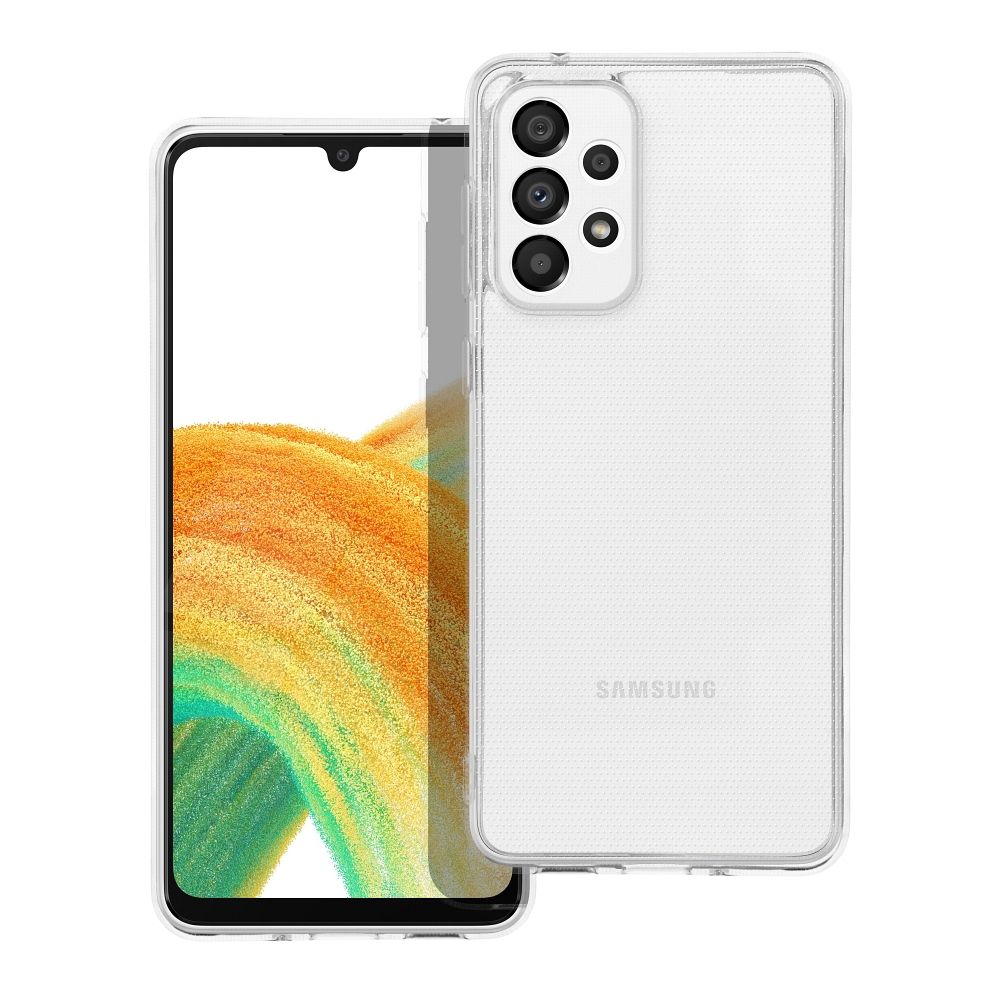 Skaidrus dėklas 2 mm SAMSUNG A33 5G (kamera apsauga) skaidrus