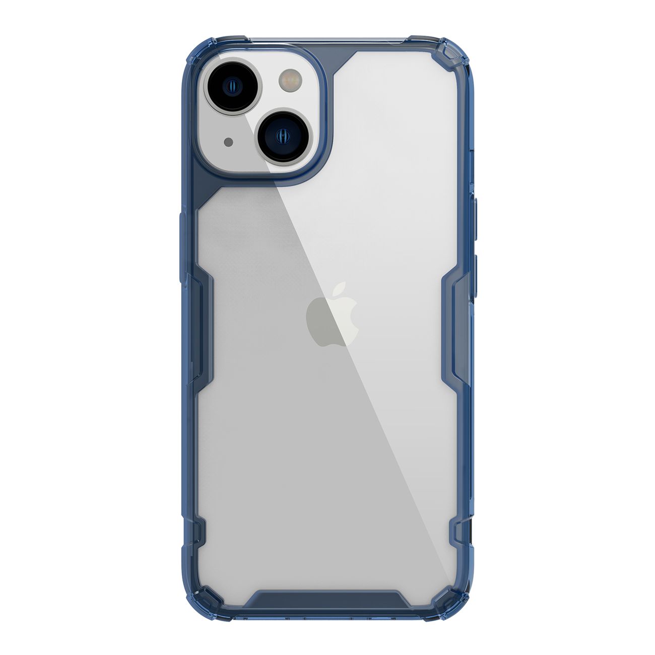 Nillkin Nature Pro dėklas telefonui iPhone 14 Plus, šarvuotas dangtelis, mėlynas