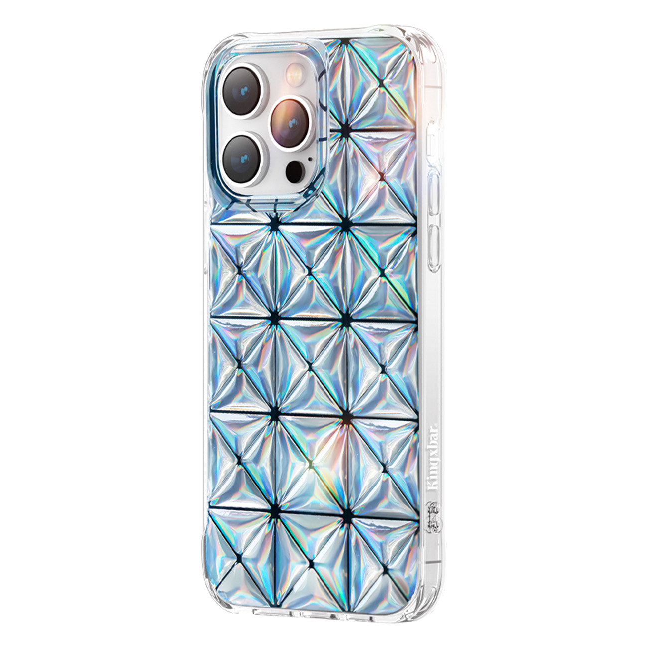 Kingxbar Miya Series dėklas iPhone 14 Plus galinis dangtelis lazerinė spalva