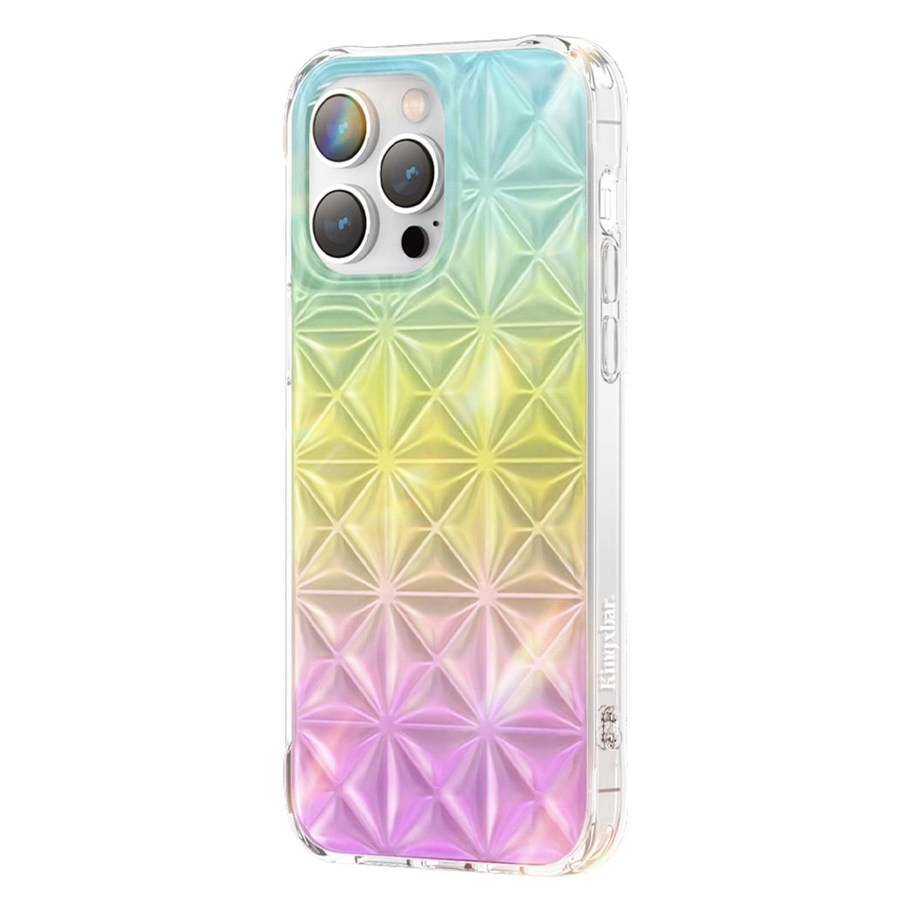 Kingxbar Miya Series dėklas iPhone 14 Plus galinis dangtelis vaivorykštės galinis dangtelis
