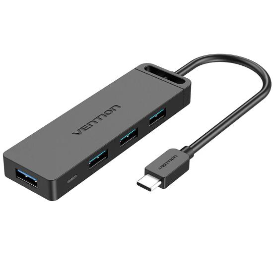 USB-C šakotuvas 5-in-1 0.15m Vention