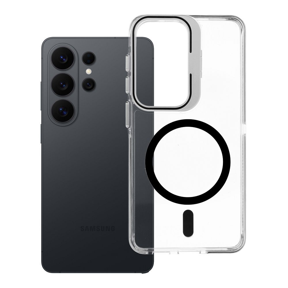 Dėklas "Samsung S26 Lens Mag Cover", suderinamas su "MagSafe", juodas