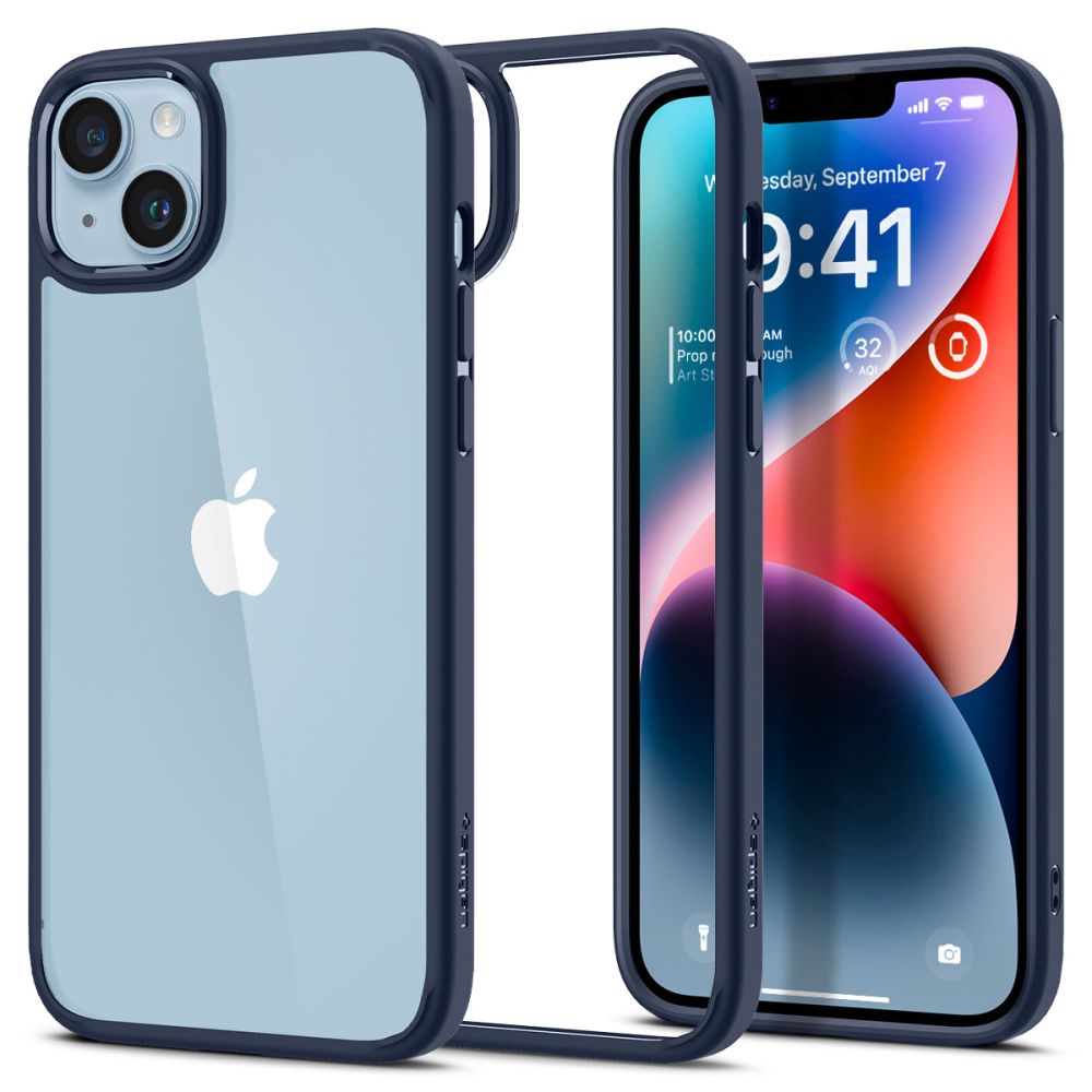 Spigen Ultra Hybrid dėklas telefonui iPhone 14 Plus - mėlynas