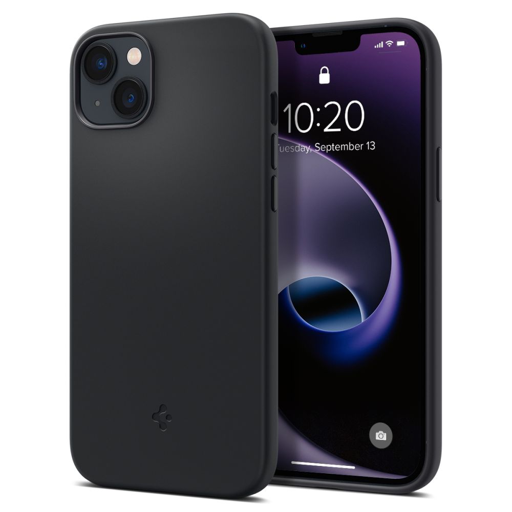 Spigen Silicone Fit Mag dėklas su MagSafe iPhone 14 Plus - juodas