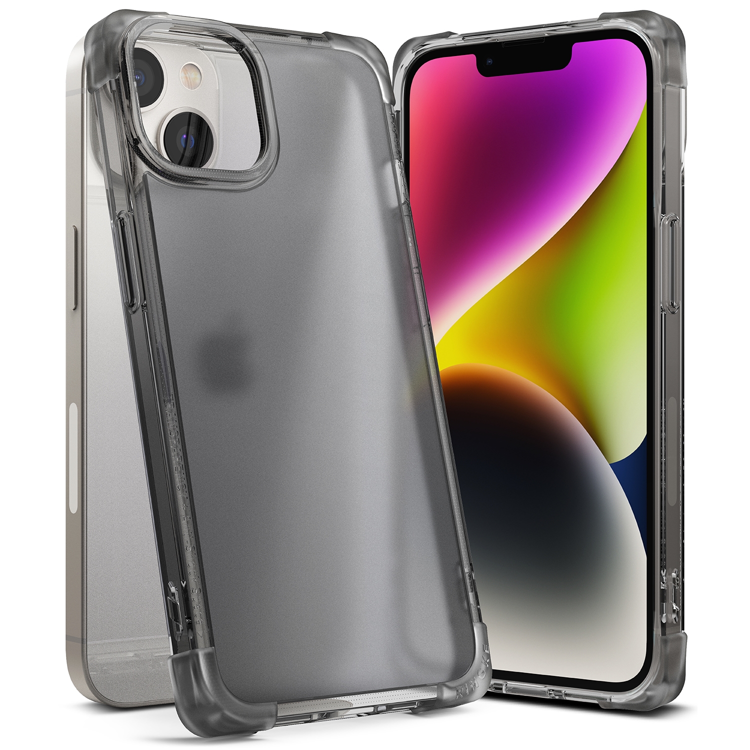 Ringke Fusion Bumper dėklas telefonui iPhone 14 Plus pilkas