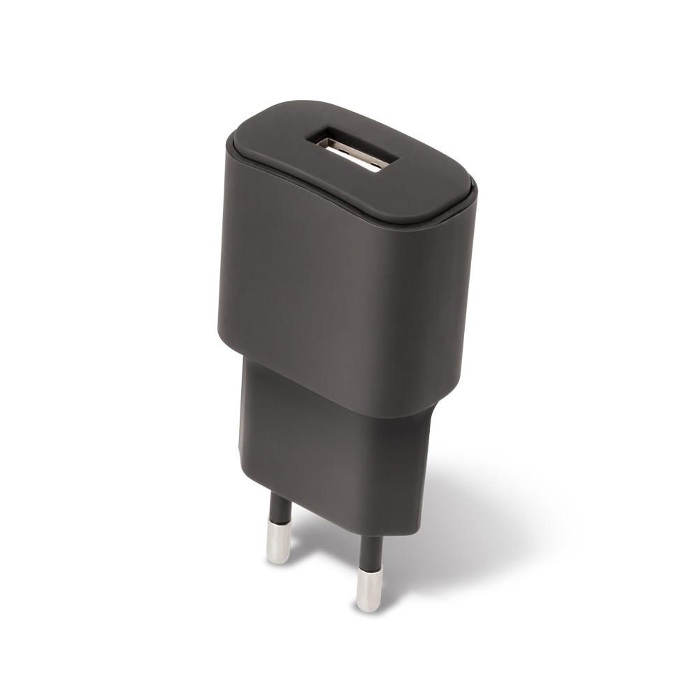Forever TC-01 įkroviklis 1x USB 1A juodas
