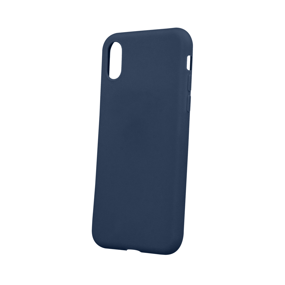 Matinis TPU dėklas for Samsung Galaxy S25 tamsiai mėlynas