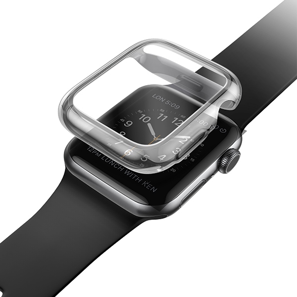 Uniq Garde dėklas Apple Watch 4/5/6/SE 44mm - pilkas