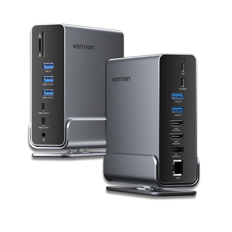 Nešiojamo kompiuterio dokas VENTION 15-in-1 USB-C MST