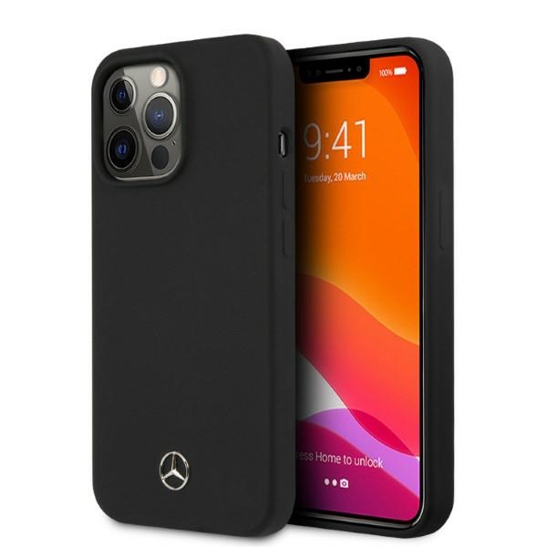 Mercedes Silikoninė Linija Magnetinis dėklas iPhone 13 Pro / iPhone 13 - juodas