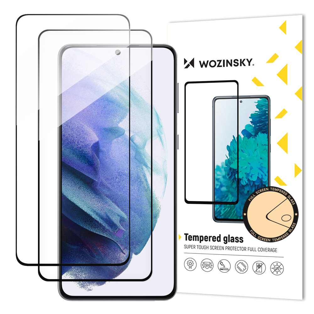 Wozinsky pilno klijavimo grūdintas stiklas Samsung Galaxy S23, 2 pakuotės
