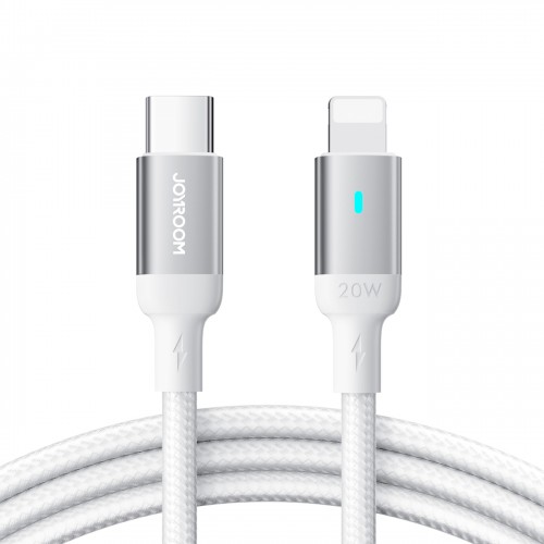 USB laidas Joyroom S-CL020A10 baltas Type-C / Lightning 120cm (iki 20W)