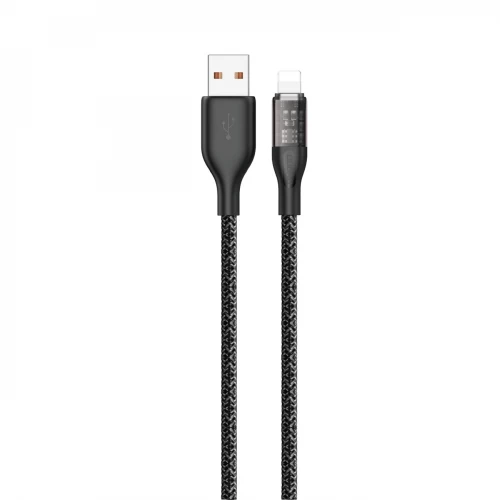 USB laidas Dudao L22L pilkas Lightning 100cm (iki 30W)