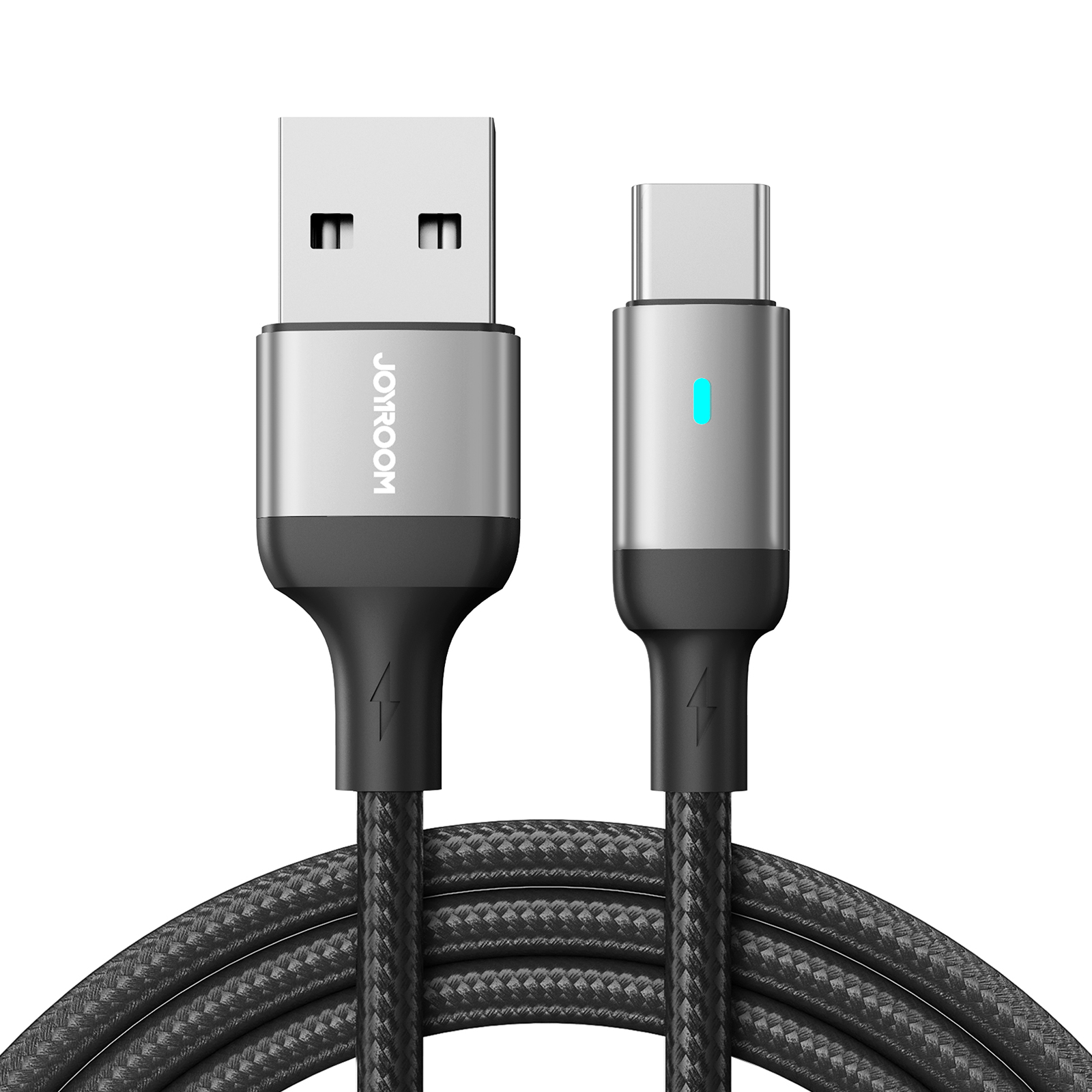 Joyroom Extraordinary Series A10 USB-A / USB-C 3A kabelis 1.2 m - juodas