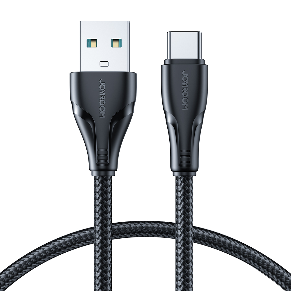 Joyroom Surpass Series A11 USB-A / USB-C 3A кабель 1.2 m - чёрный
