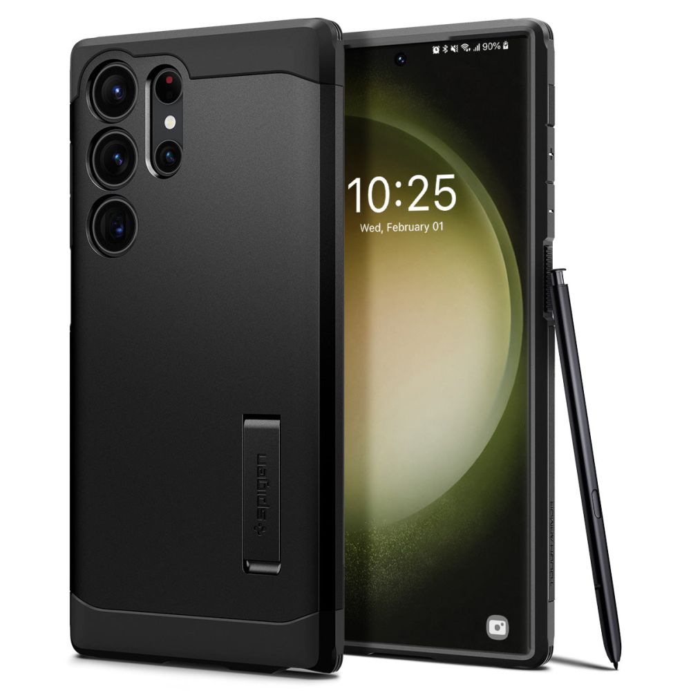 Spigen Tough Armor case for Samsung Galaxy S23 Ultra black