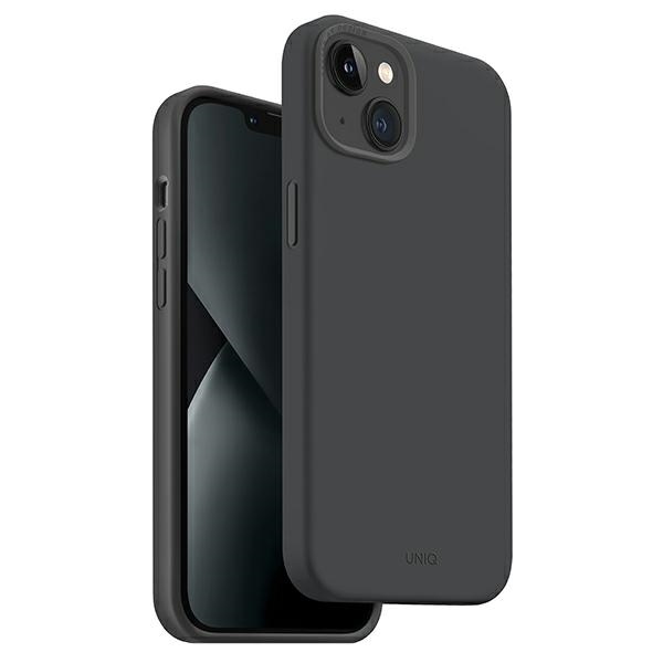 Uniq Lino Hue Magclick įkrovimo dėklas telefonui iPhone 14 Plus - pilka