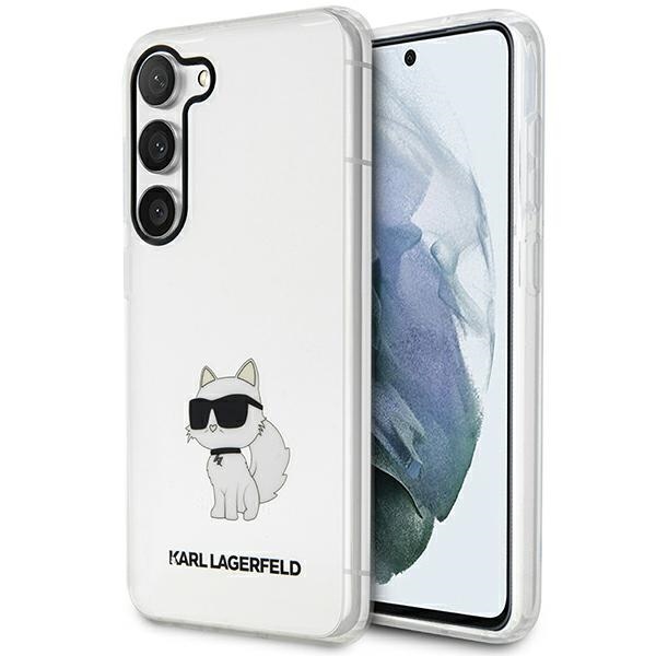 Karl Lagerfeld KLHCS23MHNCHTCT S23+ S916 permatomas kietasis dėklas Ikonik Choupette