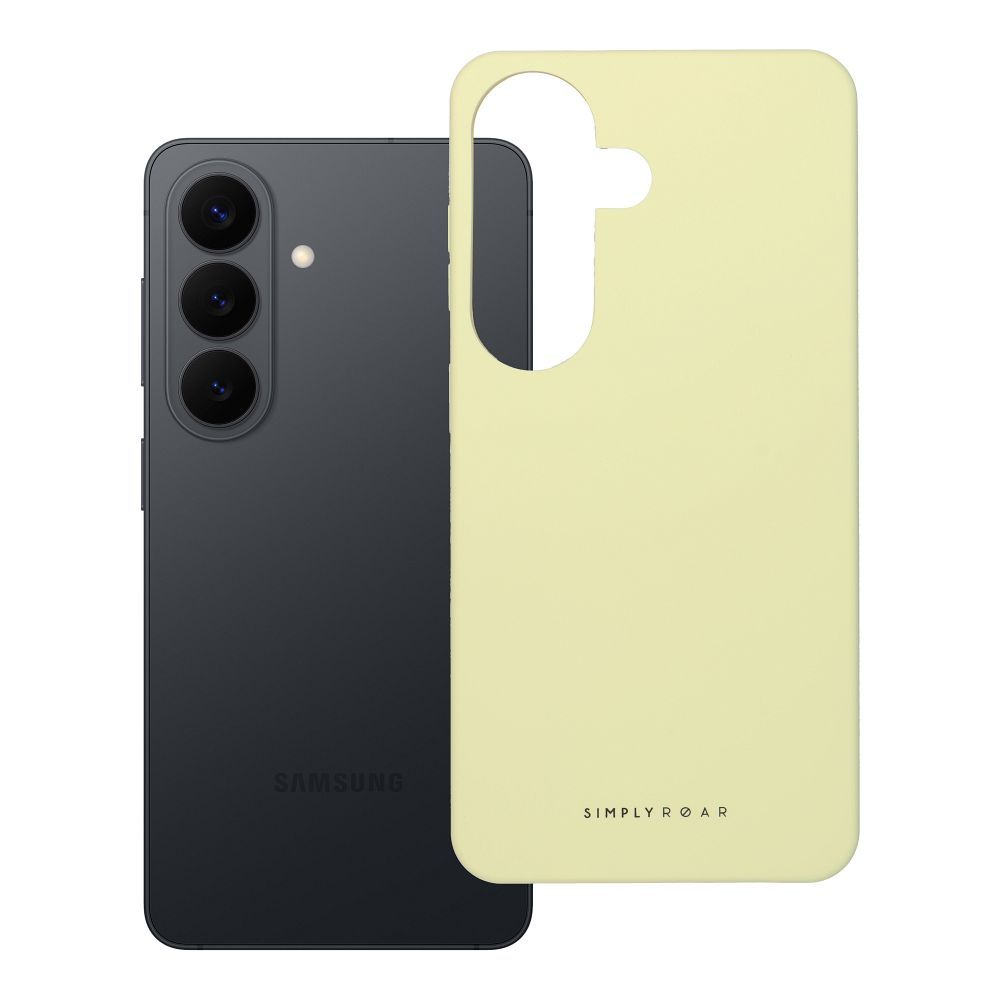 ROAR dėklas CLOUD SKIN SAMSUNG S26 Pro šviesiai geltonas