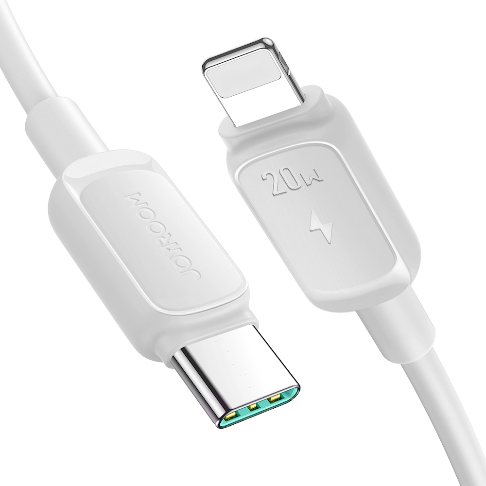 Joyroom Multi-Color Series A14 USB-C / Lightning 30W кабель 1.2 m - белый