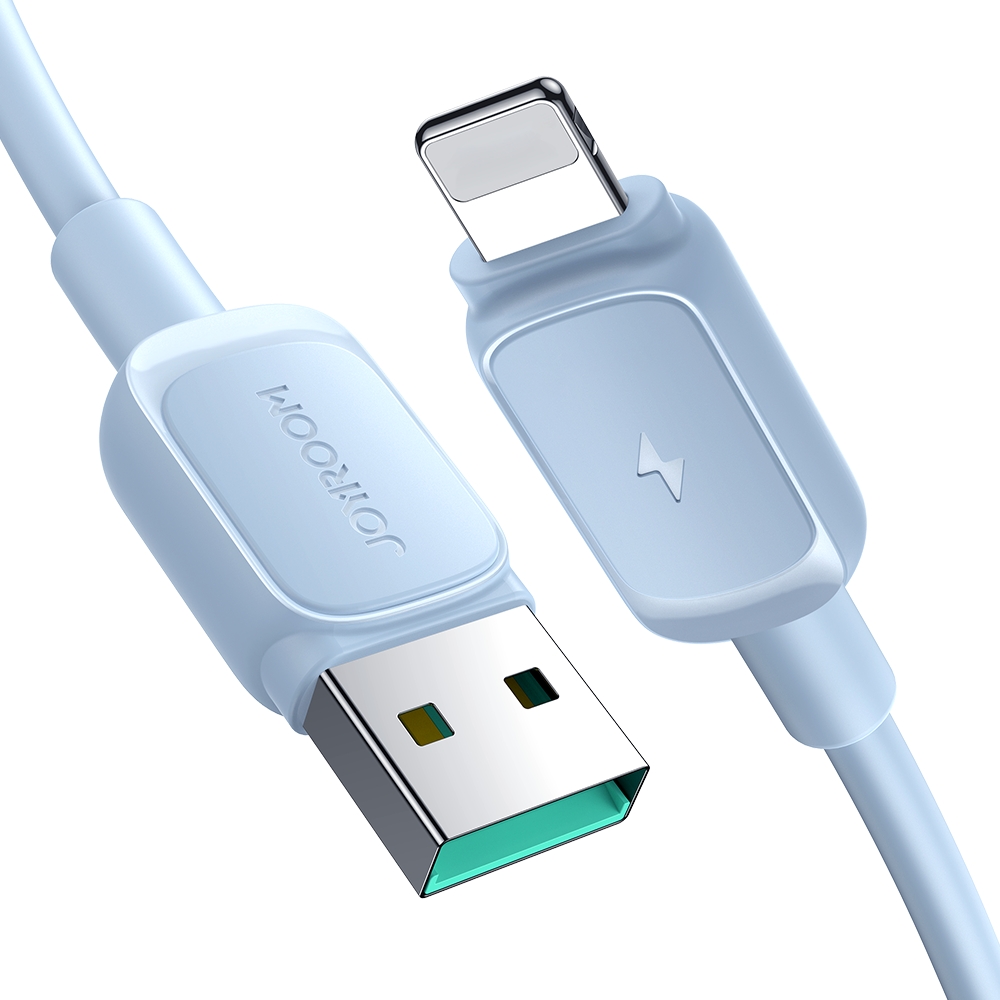 Joyroom Multi-Color Series A14 Lightning / USB-A 2.4A 1.2 m kabelis - mėlynas