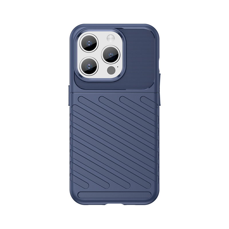 Armored iPhone 15 Pro Thunder dėklas - mėlynas