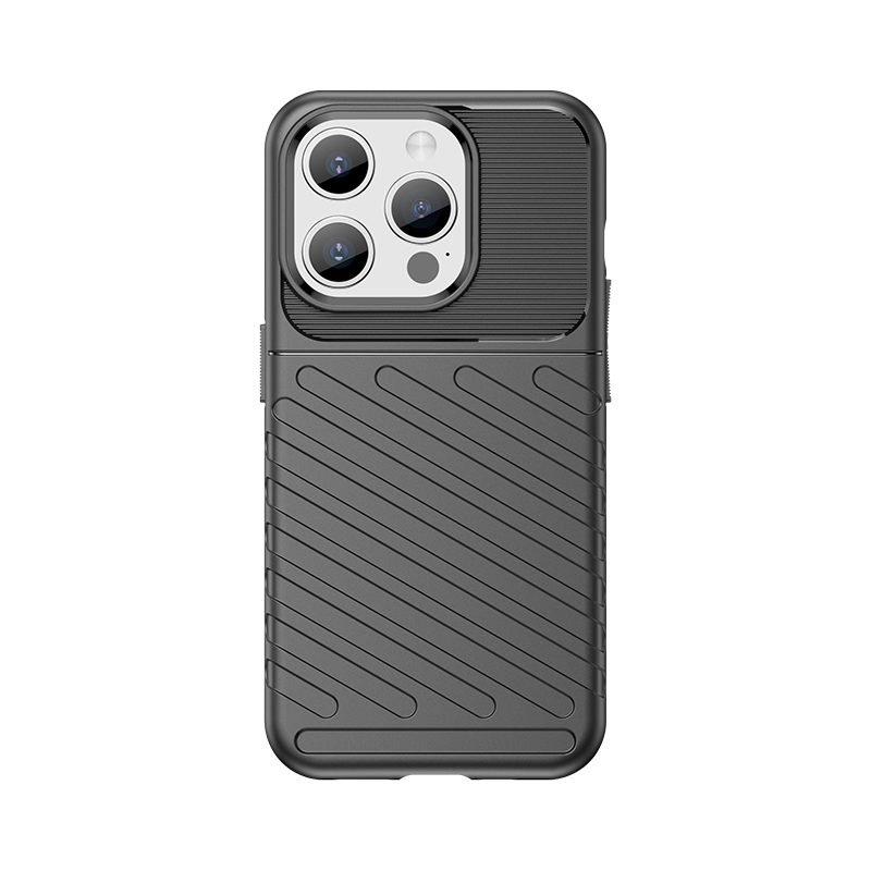 Armored iPhone 15 Pro Thunder dėklas - juodas
