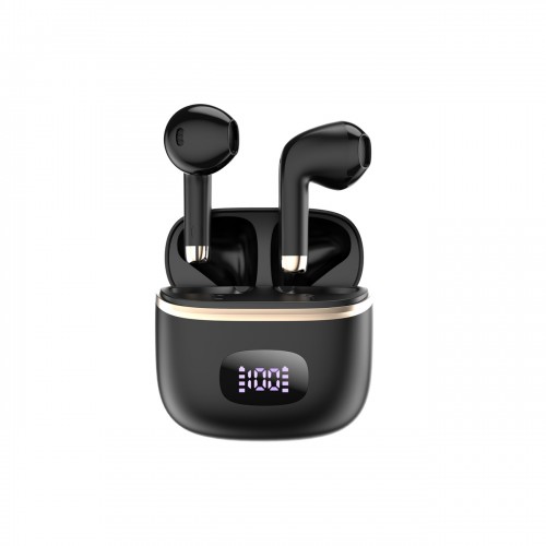 Bluetooth laisvų rankų įranga Dudao U15Pro Juoda (su LED ekranu)