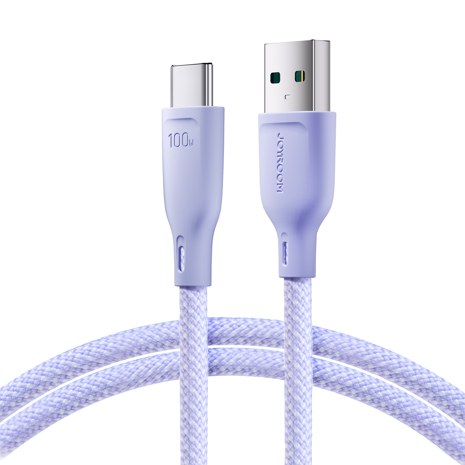 USB kabelis Joyroom (S-A34) type-C (100W 3A) 1m violetinis
