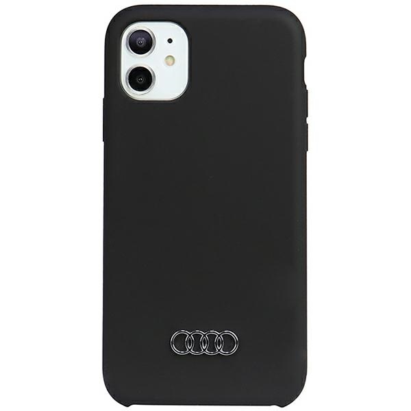 Audi Silikono dėklas telefonui iPhone 11 / Xr 6.1 – juodas