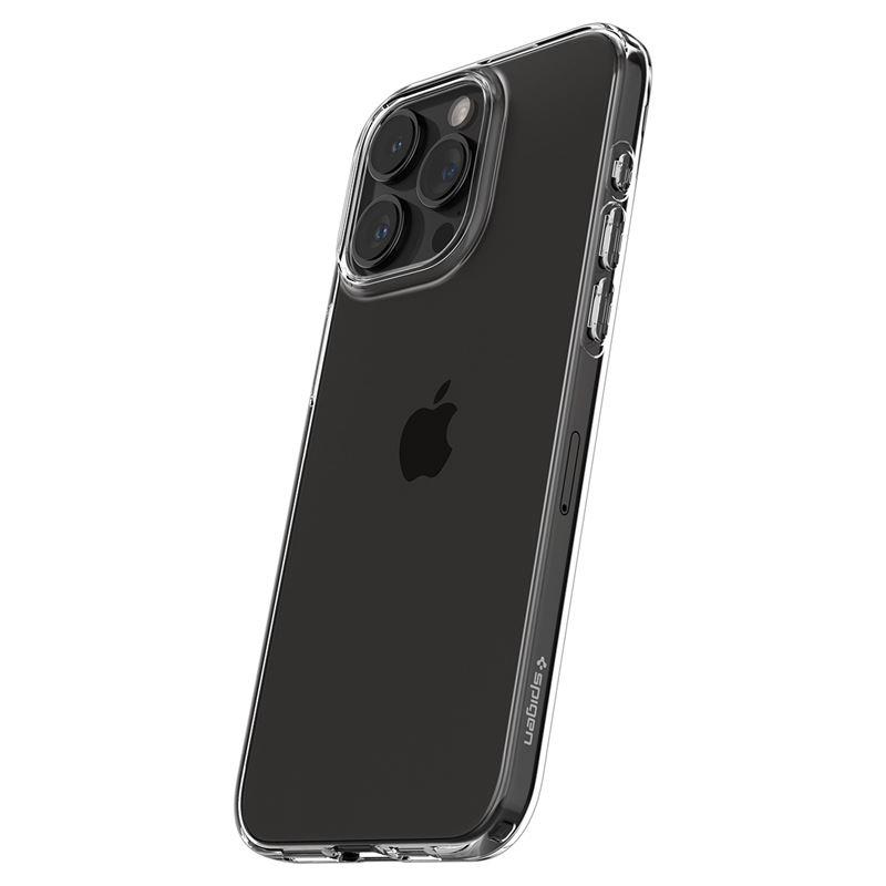 Dėklas telefonui Spigen Crystal Flex iPhone 15 Pro Max - skaidrus (m)