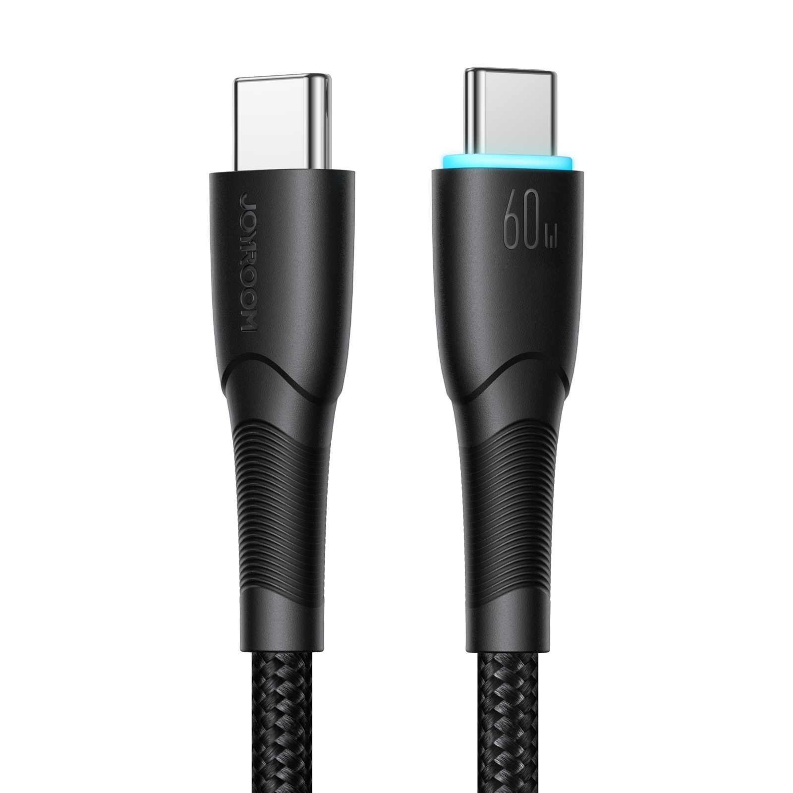 Joyroom Starry Series SA32-CC3 USB-C / USB-C kabelis 60W 1 m - juodas