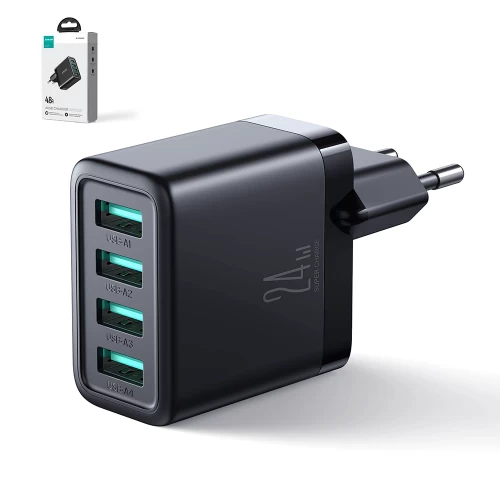 Įkroviklis Joyroom JR-TCN03 juodas 24W (4xUSB)