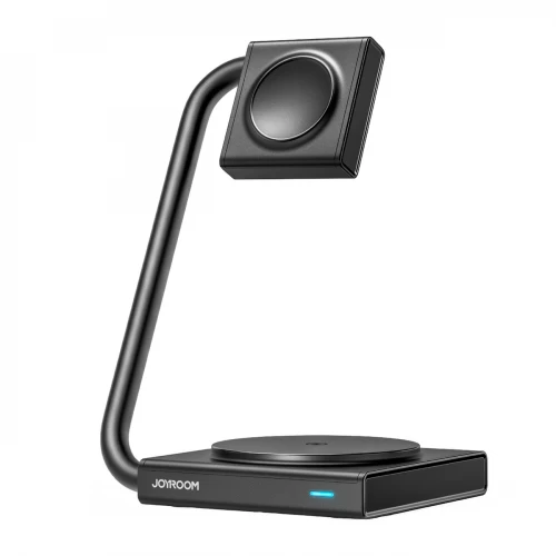 Belaidis Įkroviklis Joyroom "JR-WQN05 2in1" Juodas 15W (iPhone / Apple Watch)