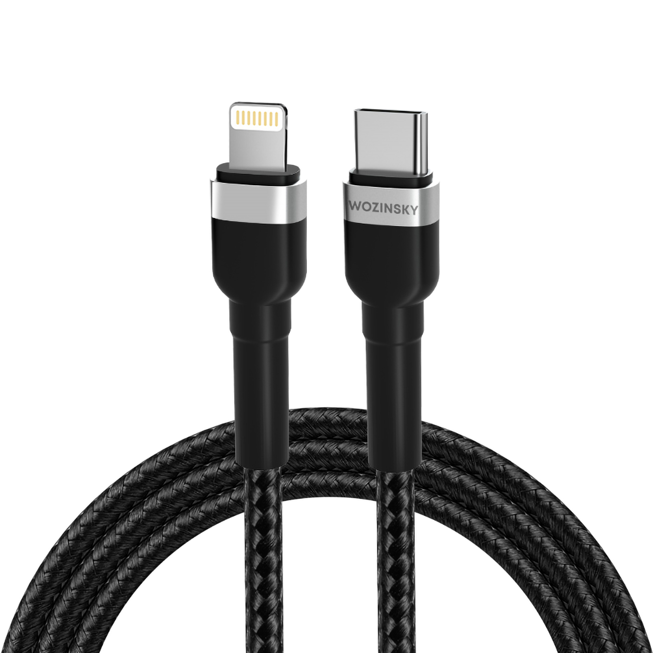 Wozinsky WNBCL1 кабель Lightning USB-C PD 30W 1м - чёрный