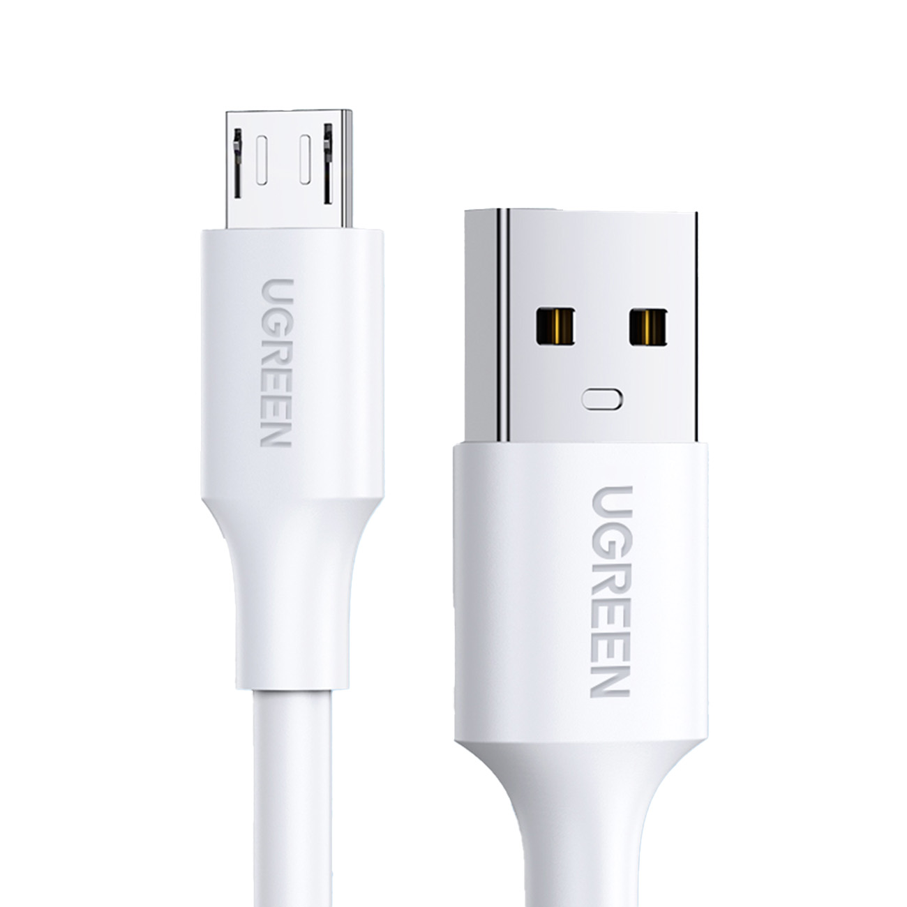 Ugreen US289 60143 micro USB / USB-A laidas 2m baltas