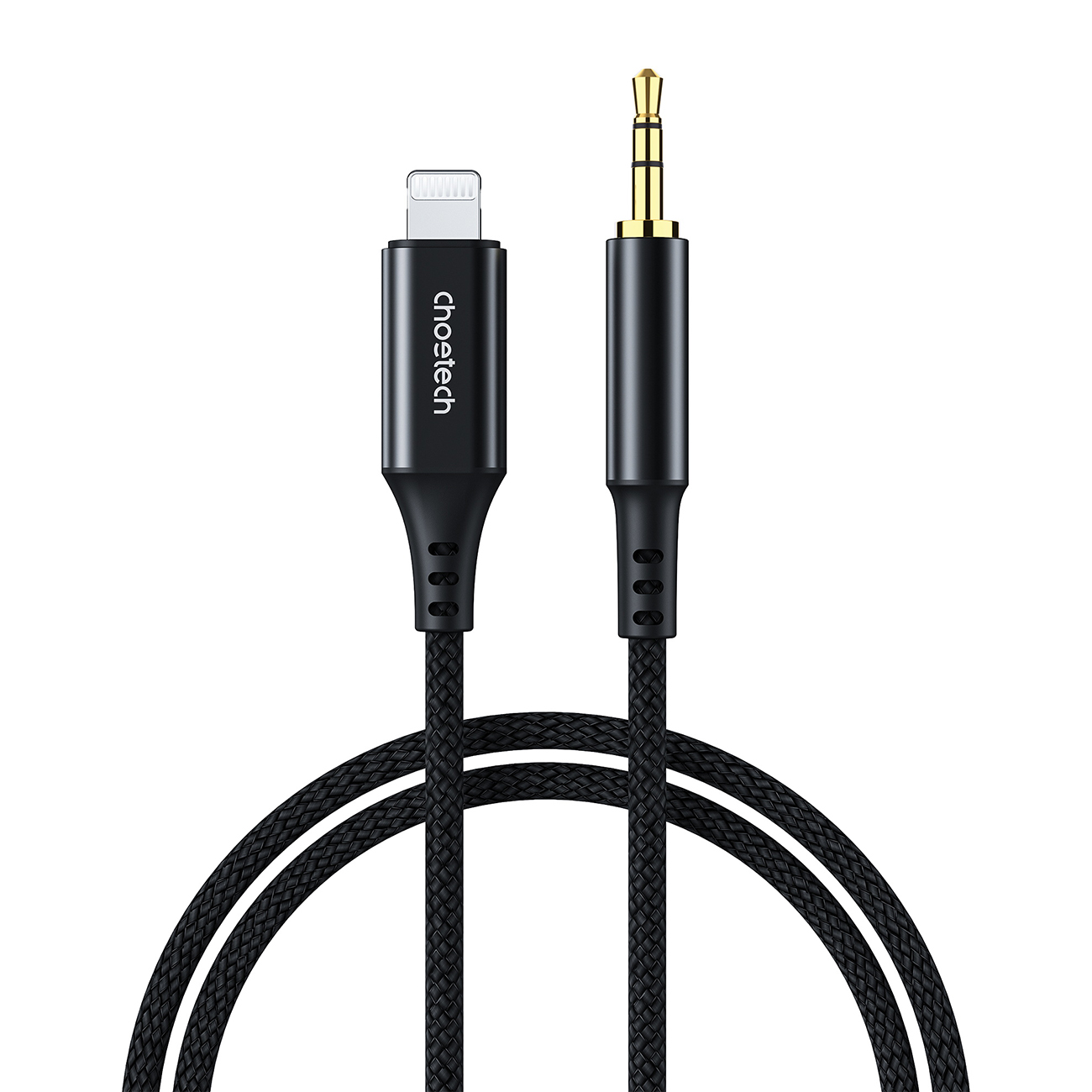 Choetech AUX007 Lightning / mini jack 3.5mm laidas 1m juodas