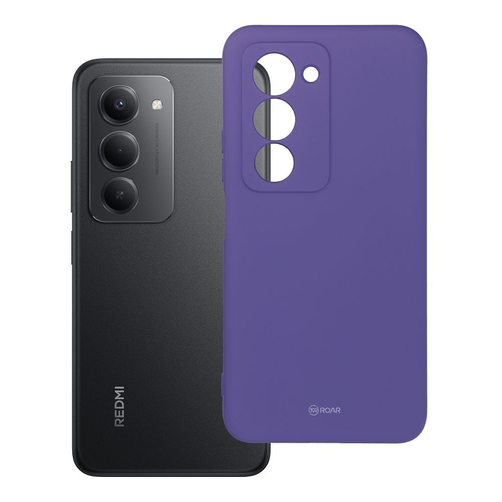 ROAR dėklas COLORFUL JELLY telefonui XIAOMI Redmi 15 4G / 5G (171,1mm) violetinis