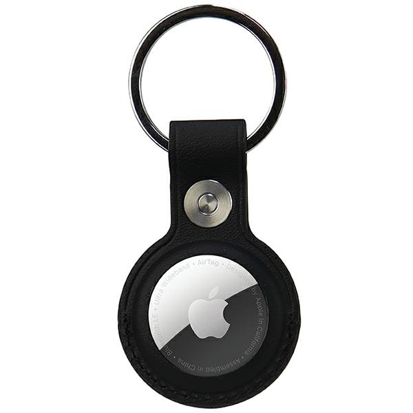 Audi Sintetinės odos AirTag dėklas - juodas