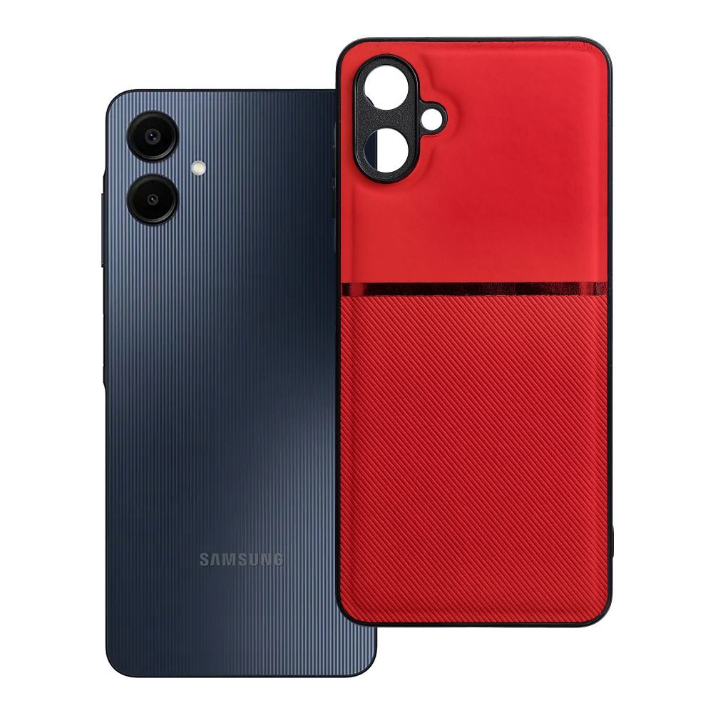 NOBLE Dėklas telefonui SAMSUNG A06 - raudonas