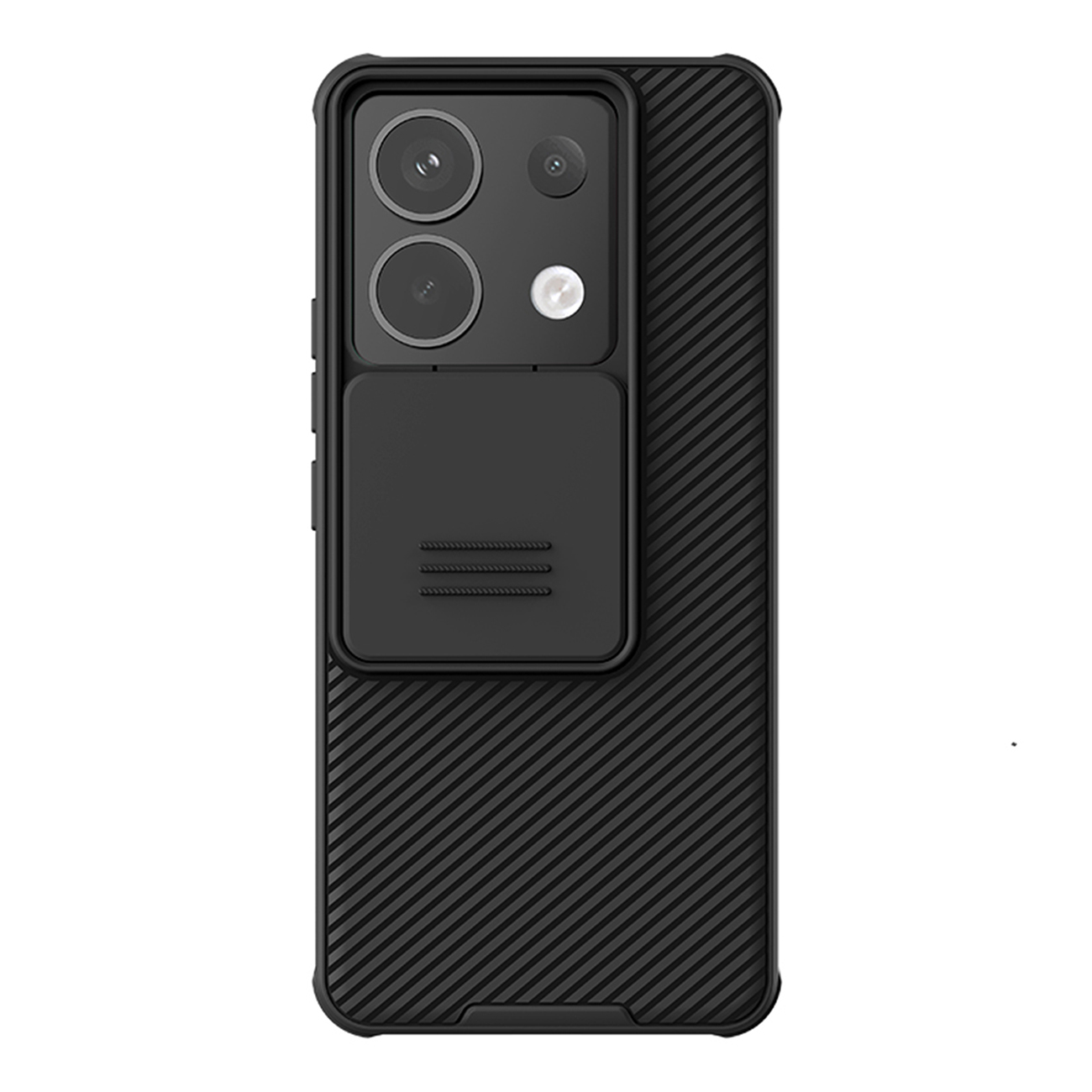 Dėklas Nillkin CamShield Pro Xiaomi Redmi Note 13 Pro 5G/Poco X6 5G (juodas)