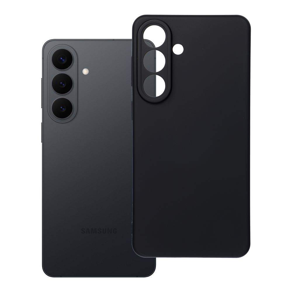 SILIKONO dėklas SAMSUNG S26 Plus juodos spalvos