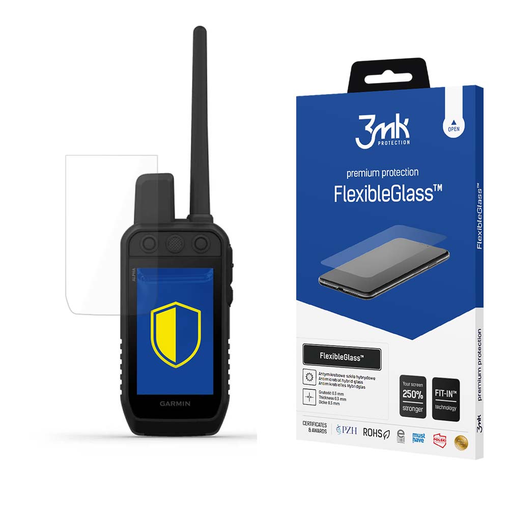 3mk FlexibleGlass™ hibridinis stiklas Garmin Alpha 300K įrenginiui