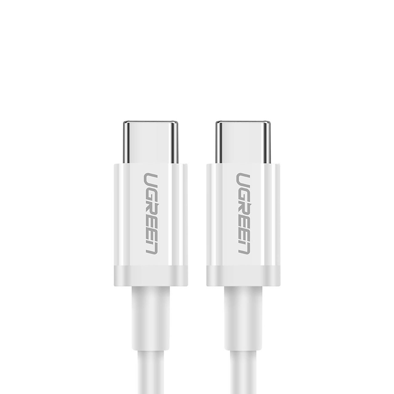 Ugreen US264 60518 USB-C / USB-C PD QC AFC laidas 1m - baltas