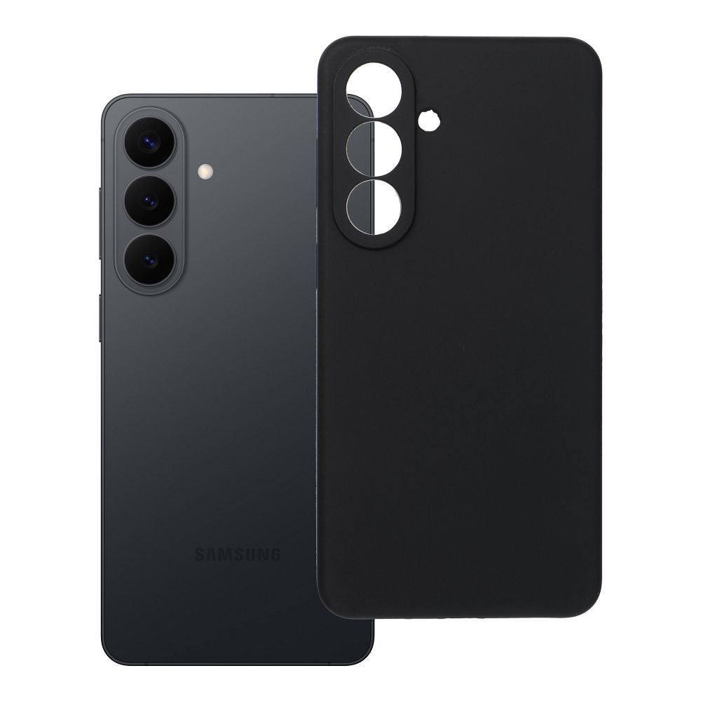 Dėklas SILICONE 2mm skirtas SAMSUNG S26 Plus, juodos spalvos