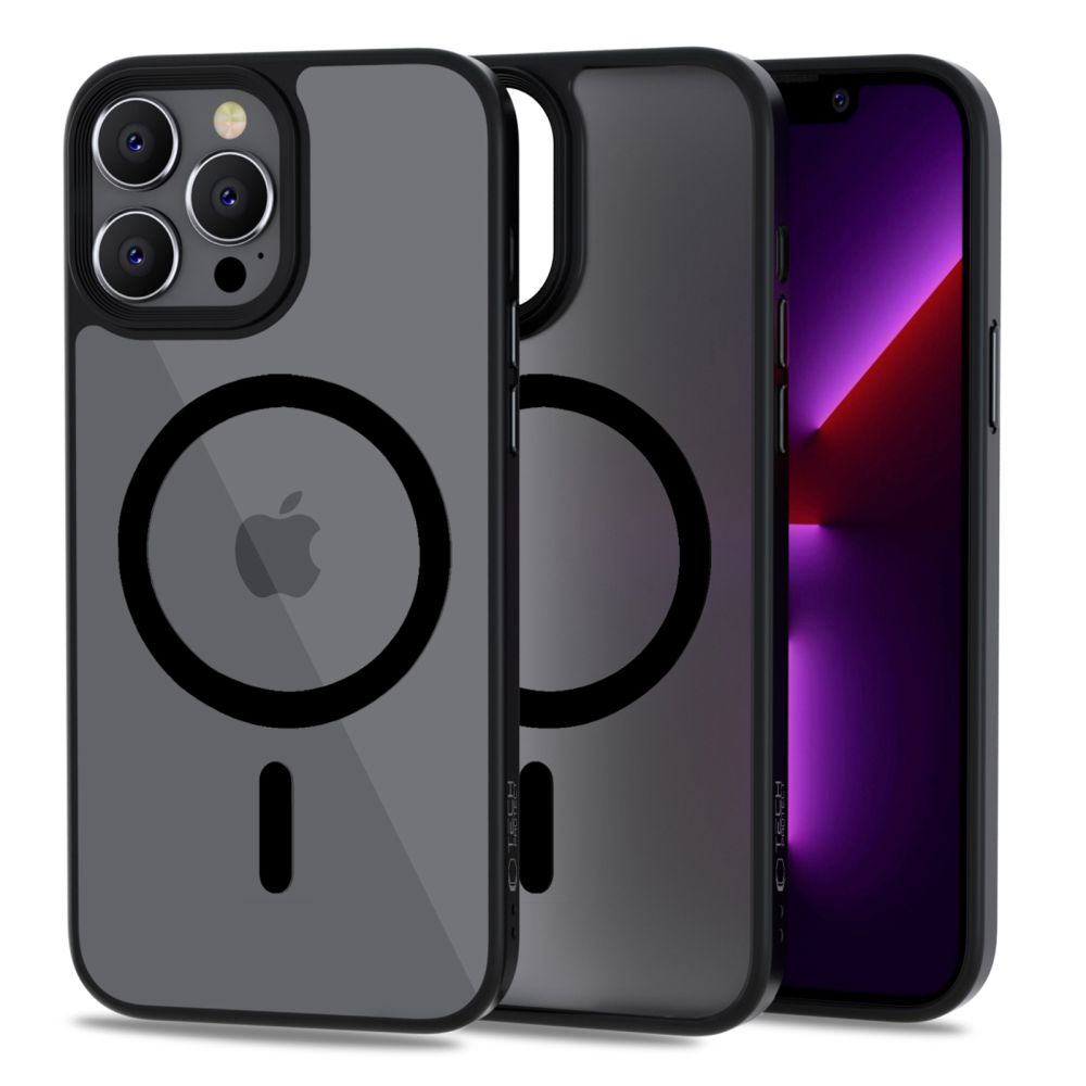 Tech-Protect MagMat MagSafe dėklas iPhone 13 Pro Max - matinė juoda