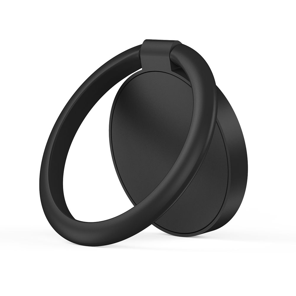 Tech-Protect magnetinis žiedas telefonui / žiedas su stovo funkcija - juodas