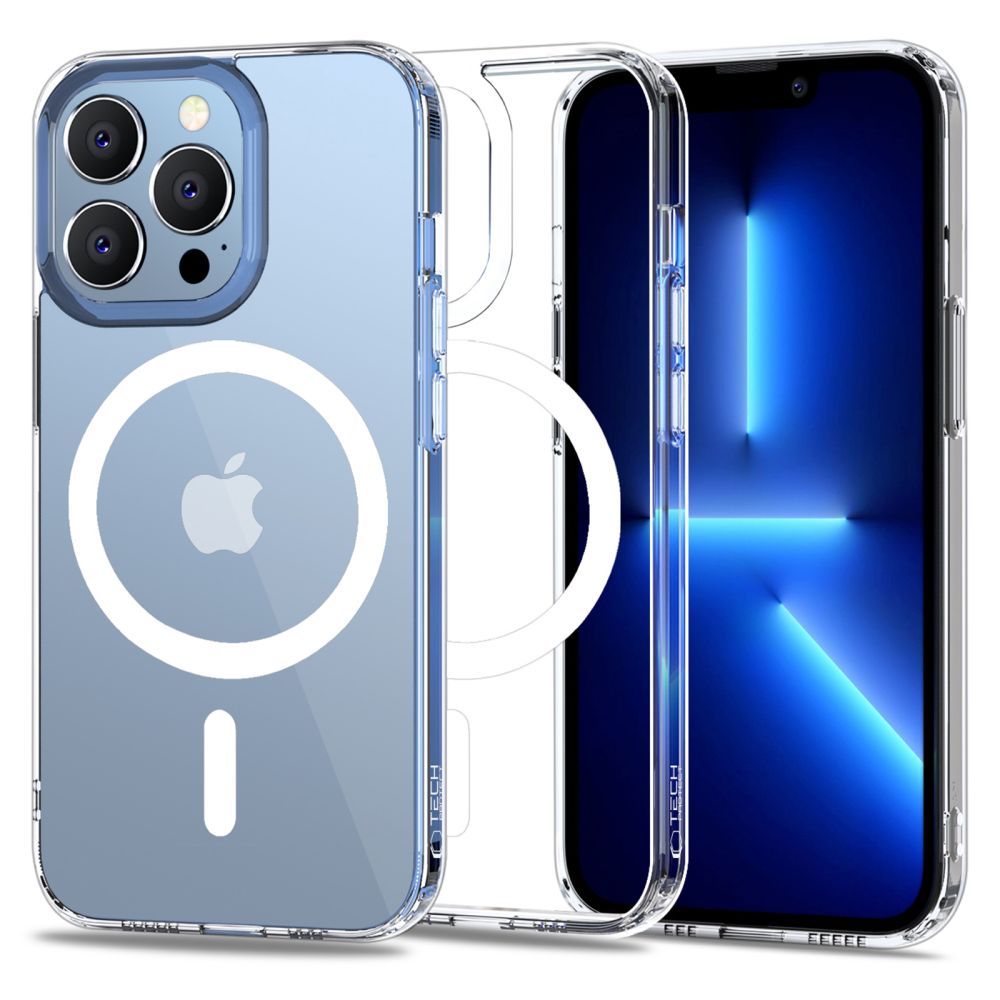 Tech-Protect MagMat Magnetinis dėklas telefonui iPhone 13 Pro Max - skaidrus
