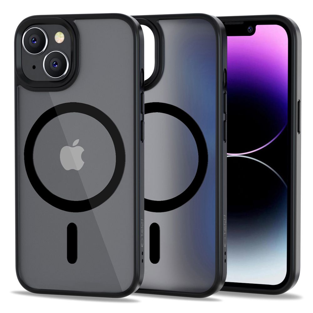 Tech-Protect MagMat Magnetinis iPhone 14 dėklas - matinė juoda