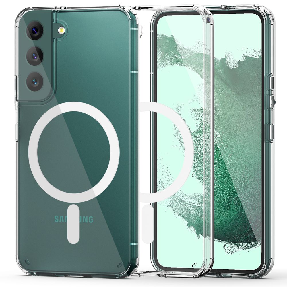 Tech-Protect FlexAir Hybrid Magnetinis dėklas Samsung Galaxy S22 - skaidrus